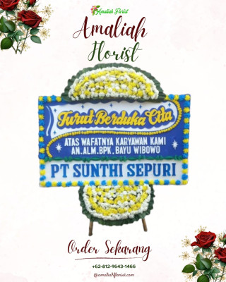Papan Bunga Duka di Jerambah Gantung