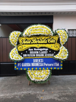 Papan Bunga Duka di Jerambah Gantung